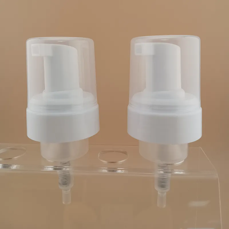 Factory Supply 42mm Plastic Foam Pump with Cover Cleansing Mousse Pump Foaming Pump Dispenser - Image 3