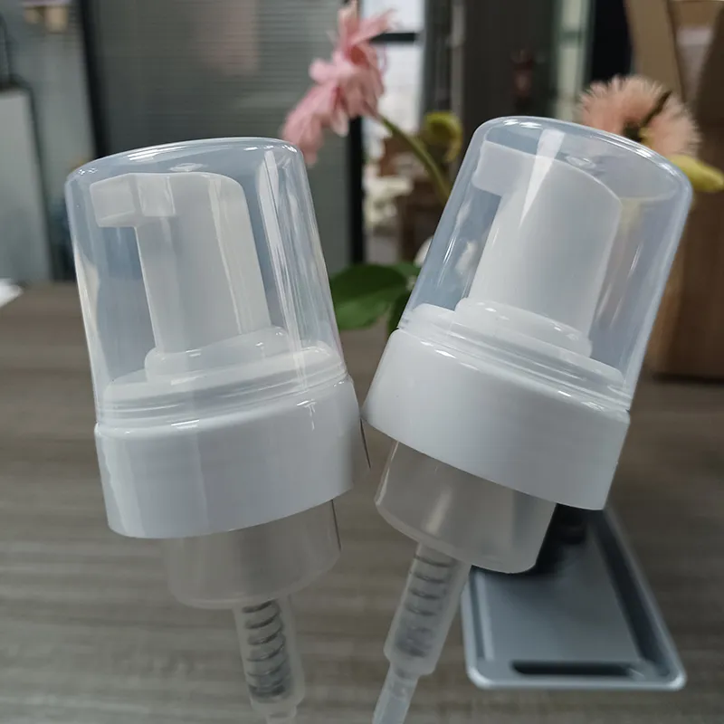 Factory Supply 42mm Plastic Foam Pump with Cover Cleansing Mousse Pump Foaming Pump Dispenser - Image 6