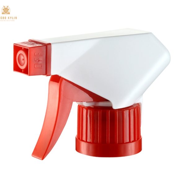 Red Replacement Trigger Pump Sprayer K101-13 0.85CC 28MM PP Material