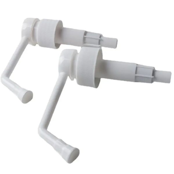 Nonspill White Lotion Dispenser Pump Leakproof With Long Nozzle