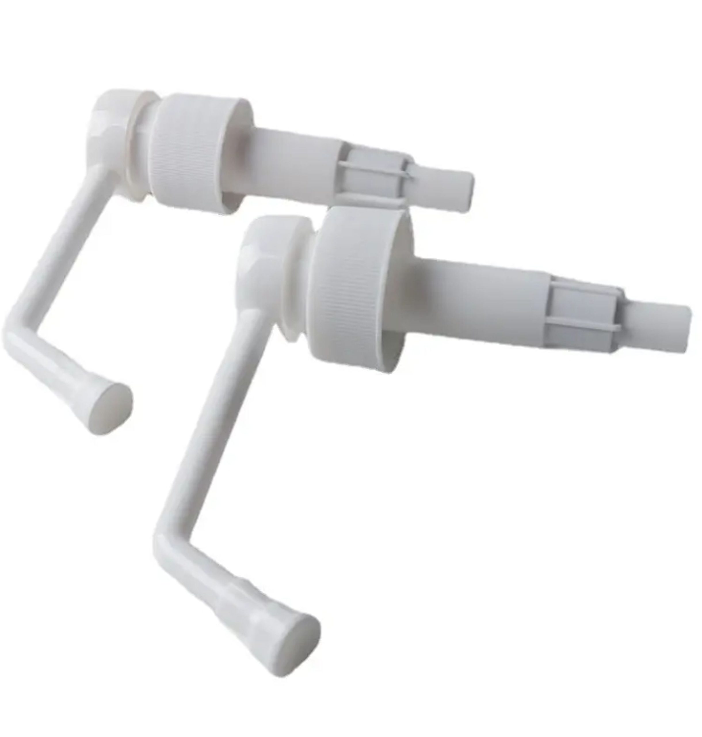 Nonspill White Lotion Dispenser Pump Leakproof With Long Nozzle