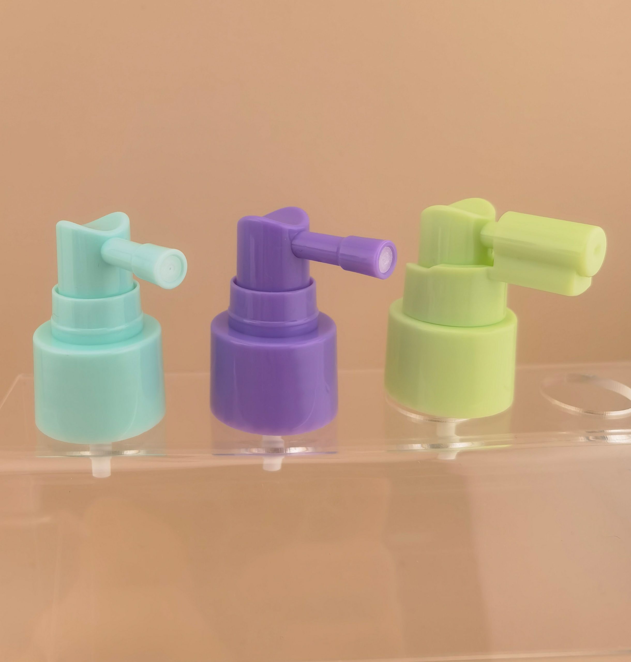 Oral White Fine Mist Sprayers for Hair Leakproof 0.13CC 0.25CC