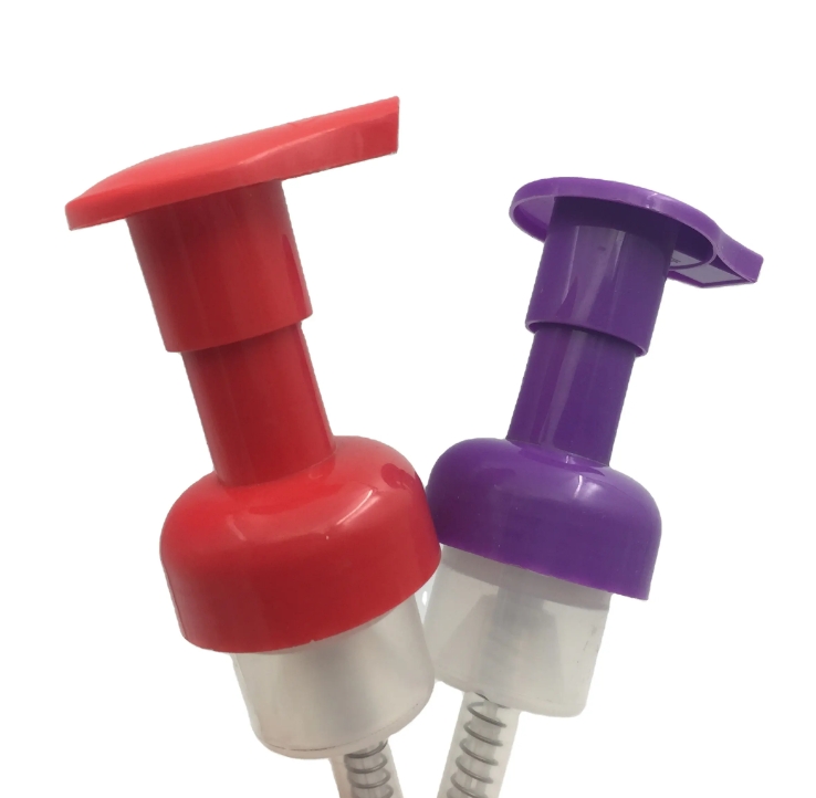 LDPE Liquid Foam Dispenser Pump Plastic Multifunctional Leakproof Blue Color