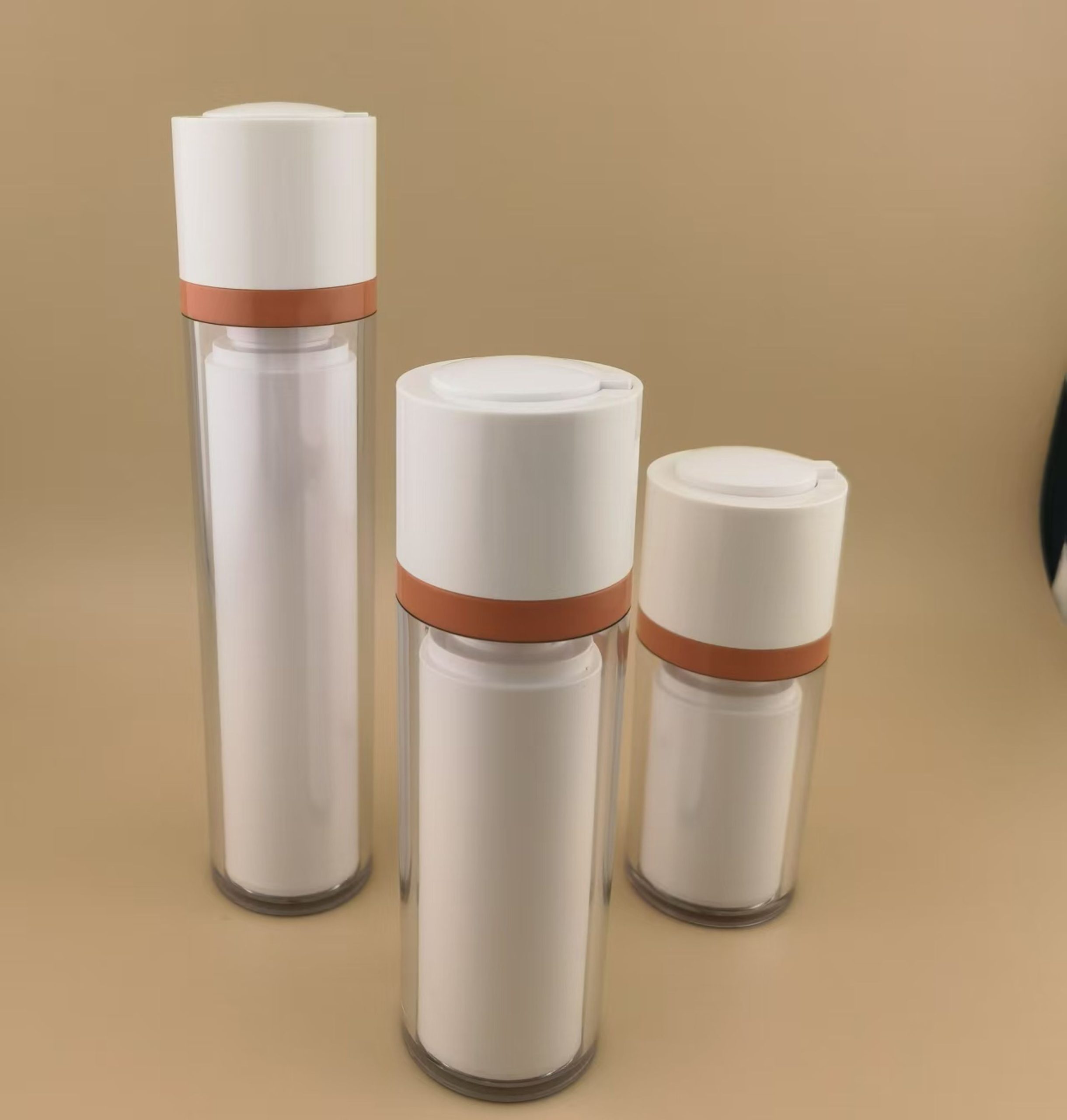 Empty Twisting Transparent Cream Cosmetics Lotion Serum Plastic Spray Airless Pump Bottle - Image 3
