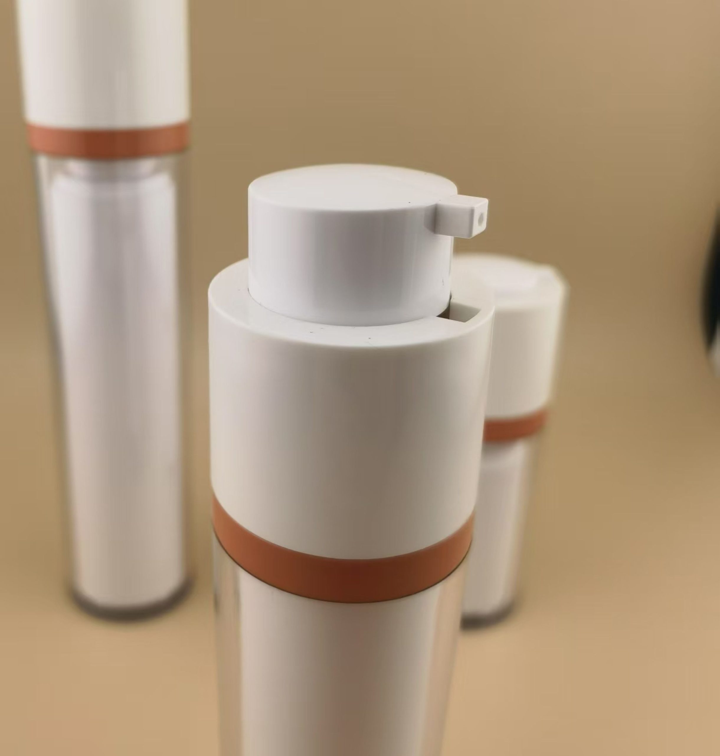 Empty Twisting Transparent Cream Cosmetics Lotion Serum Plastic Spray Airless Pump Bottle - Image 2