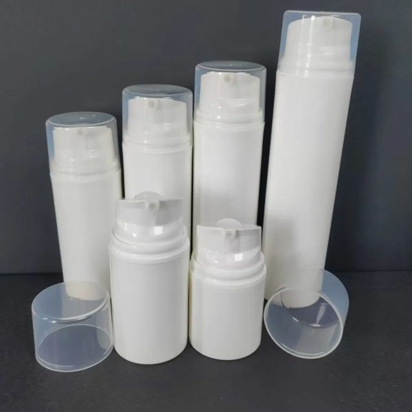 Skin Beauty Empty Replacement Airless Pump Bottle Cosmetic Matte Recyclable Packaging Bottle