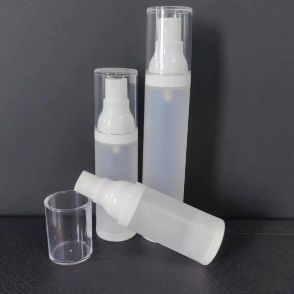 Cosmetic Jars Lotion Bottle Airless Cream Jar 30ml in Stock Plastic Jar with Airless Pump
