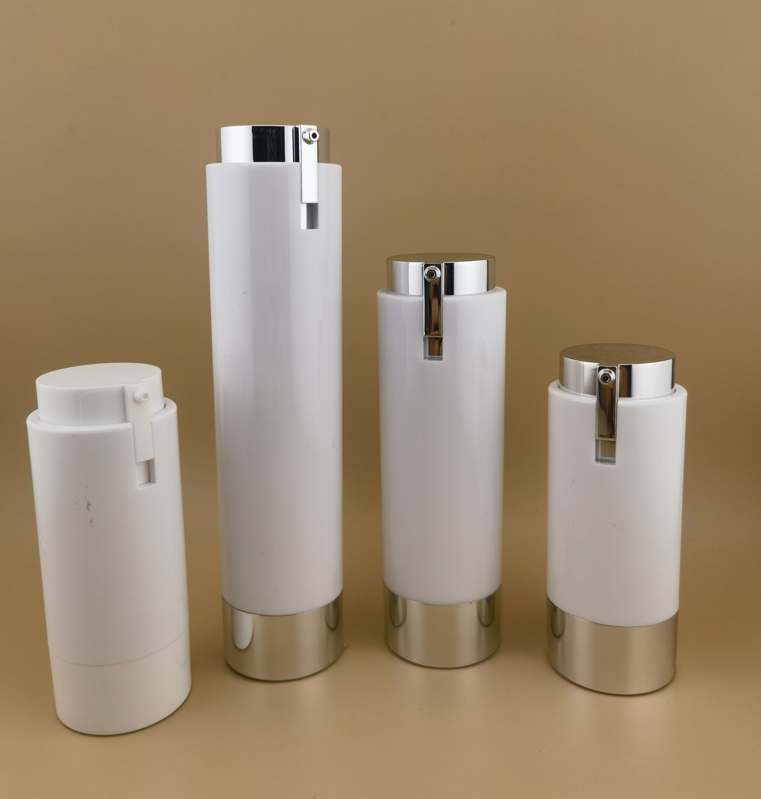 Dual Chamber Two in One Pump Dispenser Cosmetic Airless Bottle - Image 2