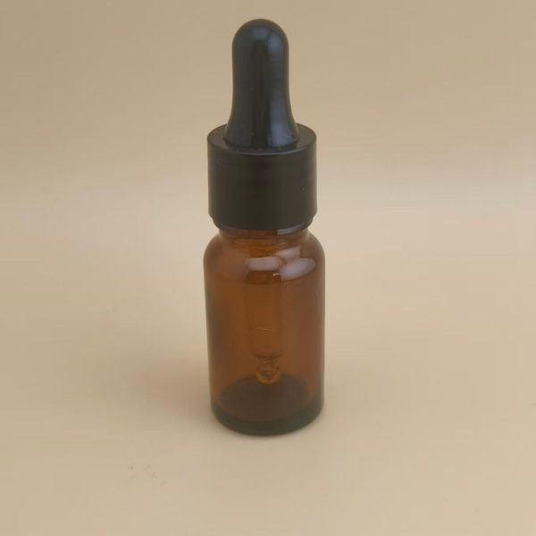 Delicate Design Mini Clear Brown Smooth Round Dropper Bottle for Skincare