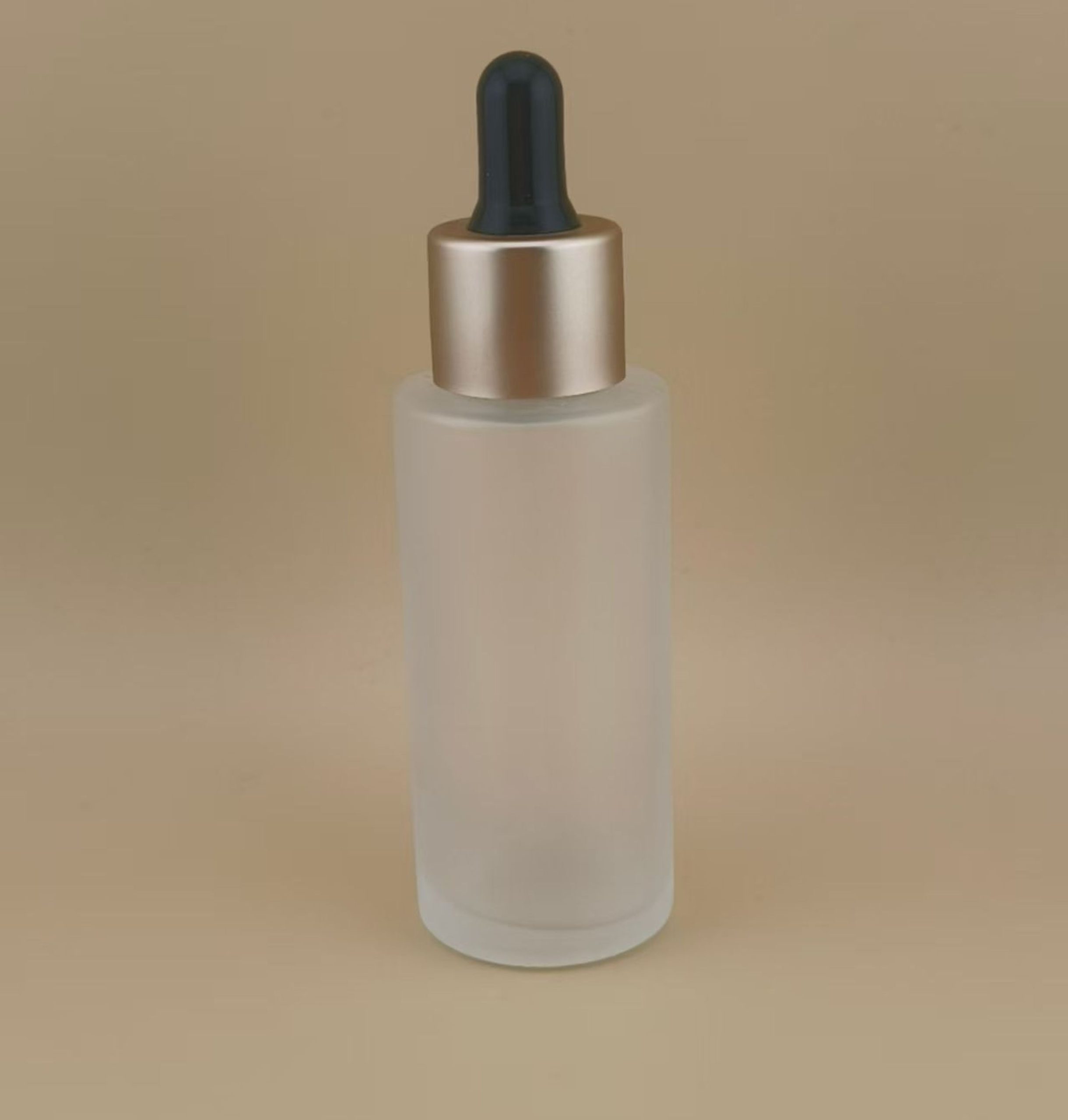 New Design Matte Clear Smooth Dropper Bottle for Lotion