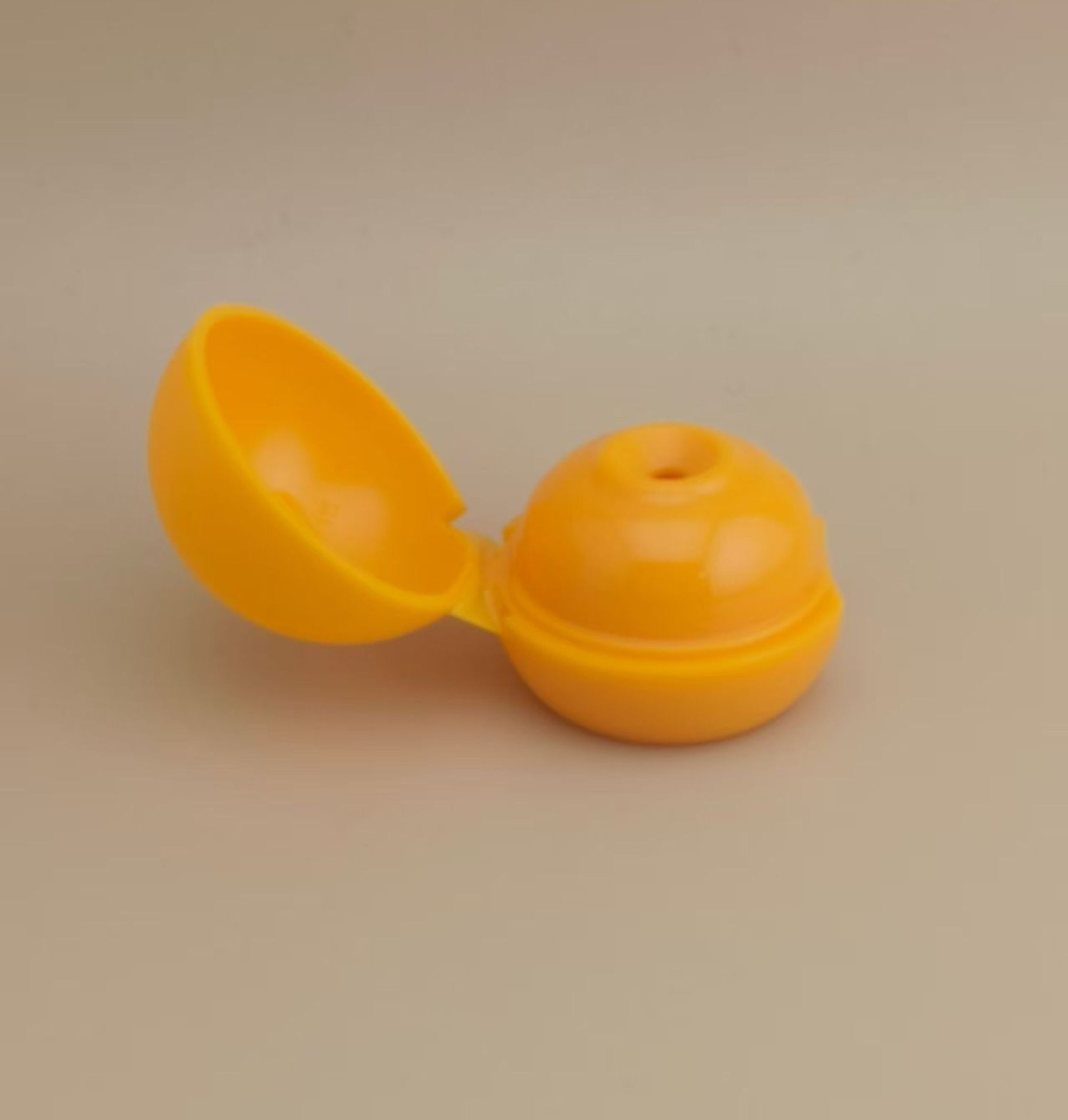 Cosmetic Packing 20mm 24mm Ball Shape Plastic Bottle Cap Yellow Flip Top Cap - Image 2