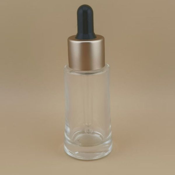 New Design Clear Smooth Truncated Pyramid Dropper Bottle for Essence