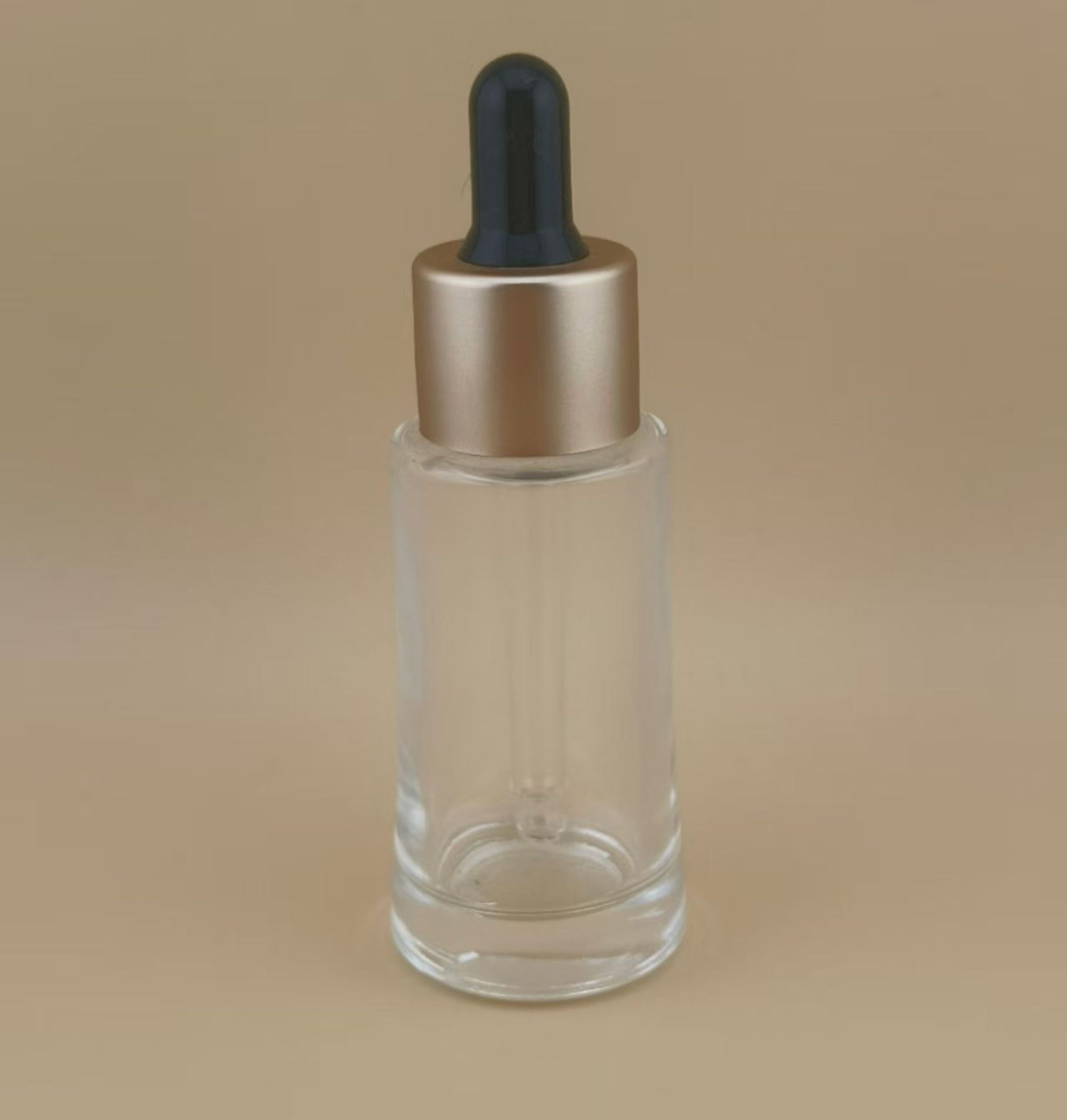 New Design Clear Smooth Truncated Pyramid Dropper Bottle for Essence